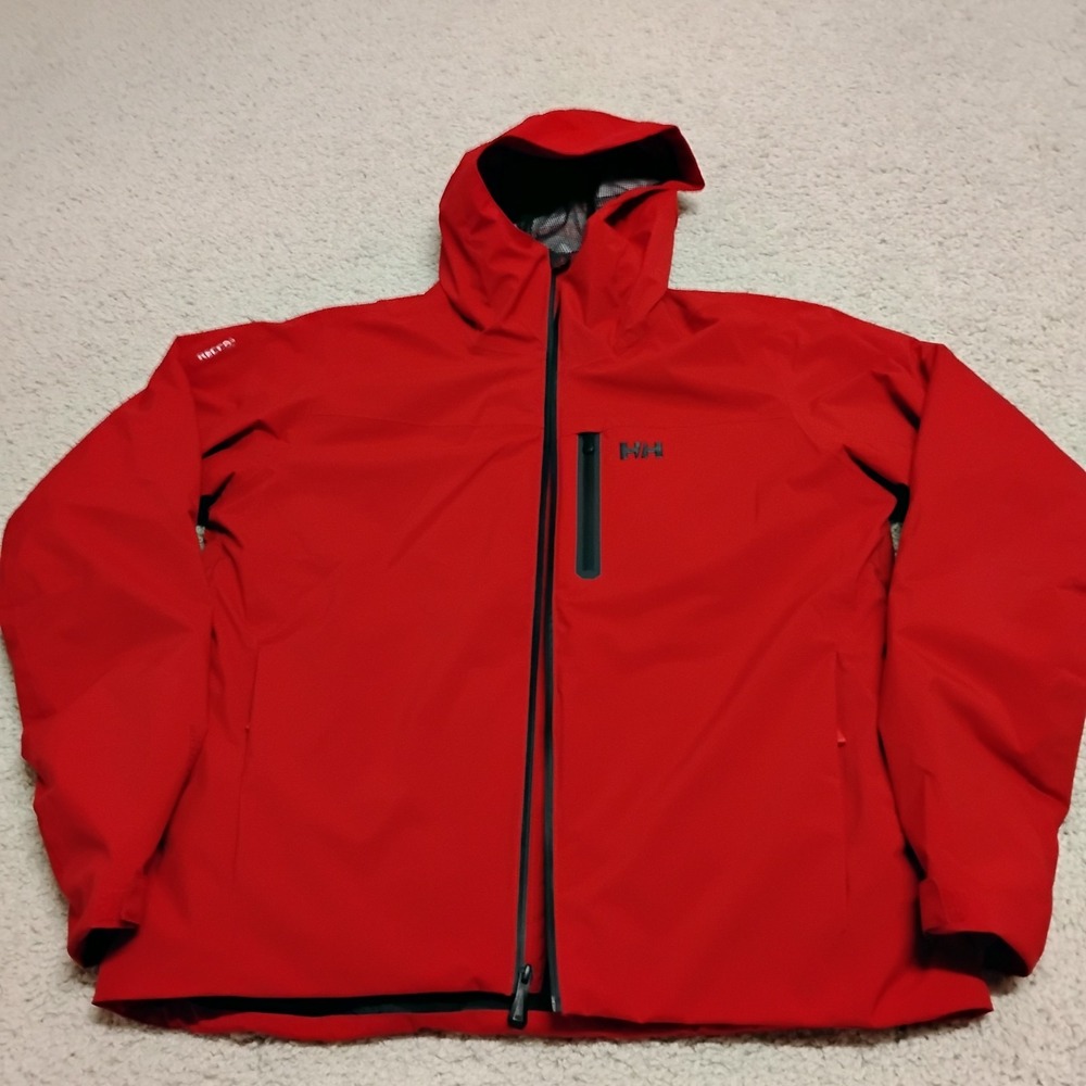 Helly Hansen Jacket Men XL Red Swift 3-in-1 Insulated Ski Jacket Coat Snow Recco